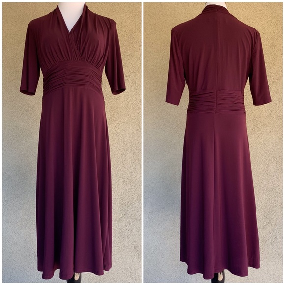 🔥5/$20🔥 “Evan Picone” Jersey Dress size 10 - Picture 2 of 8